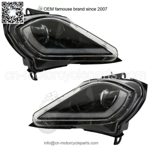 LED Headlight Full Replacement Housings For Yamaha Raptor 700 700R 2006-25