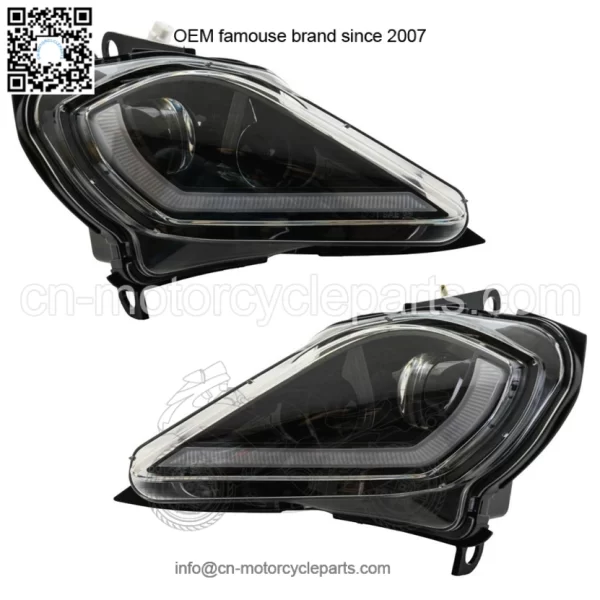 LED Headlight Full Replacement Housings For Yamaha Raptor 700 700R 2006-25