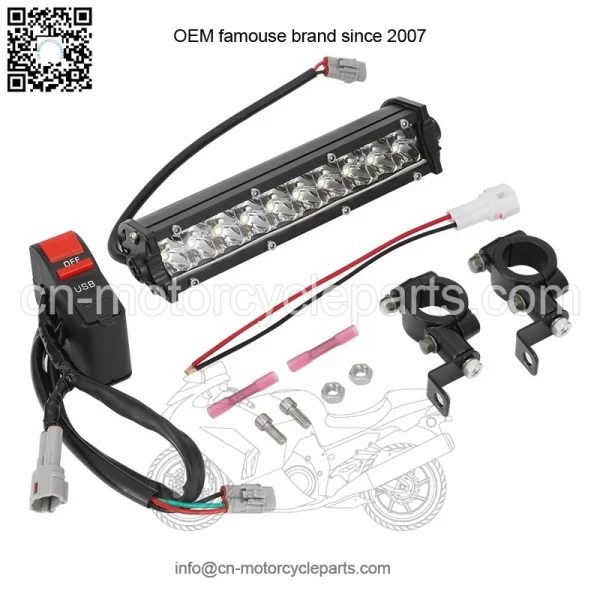 For Yamha Banshee 350 Raptor 700 YFZ450 LED Headlight Bar Lighting Kit Plug&Play - Image 2