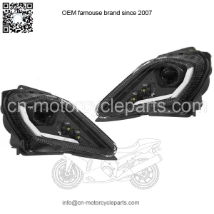 For YAMAHA YFZ 450 RAPTOR 250 350 700R LED Headlights Set Head Lamps Turn Signal