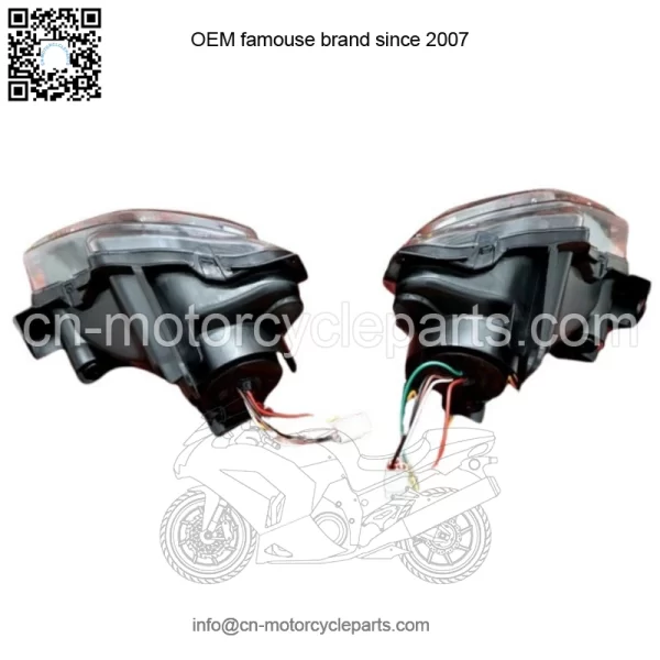 2 x LED Headlights Yamaha YFZ450R Raptor 700 700R YFZ450 WOLVERINE - Image 5