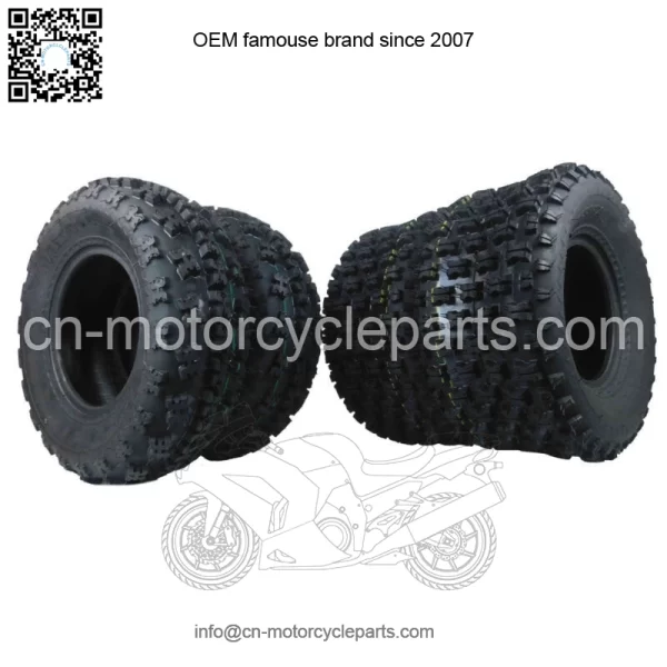 2004-2014 YAMAHA YFZ 450R QUAD SPORT ATV TIRES 21X7-10, 20X10-9 SET 4