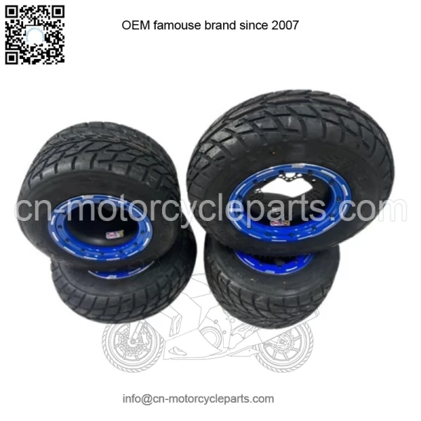 G3 Beadlock Wheels Sunf A021 Street Road Tires Yamaha YFZ450 YFZ450R - Image 2
