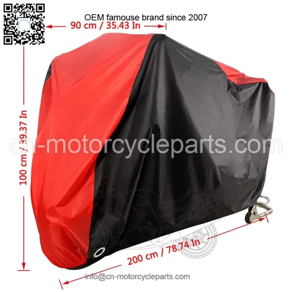 Motorcycle Cover Bike Scooter UV Dust Protector Waterproof For Honda Grom 125 - Image 2