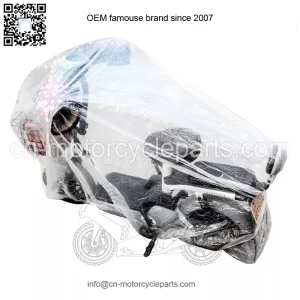 Transparent Motorcycle Cover Waterproof Dustproof Scooter Covers for Motorbike
