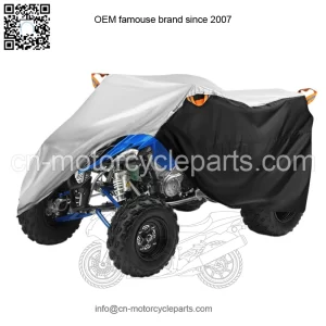 ATV Cover Waterproof Dust UV Protection Silver For Yamaha Raptor 660R 700 700R