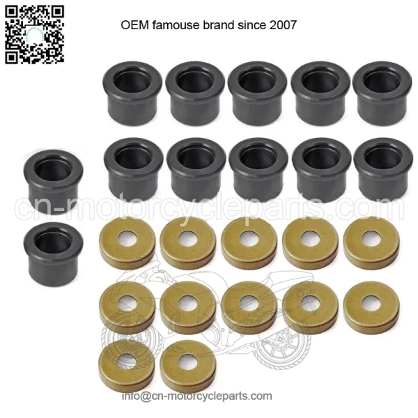 12X Front A Arm Bushing & Seal Caps Kit for Yamaha YFZ450 YFZ450R YFZ450X 04-22