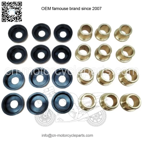 12PCS A-Arm Bushings & Dust Cover Caps Kit for Yamaha YFZ450 YFZ450R YFZ450X - Image 3