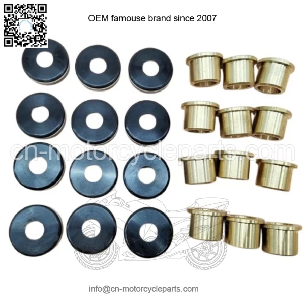 12PCS A-Arm Bushings & Dust Cover Caps Kit for Yamaha YFZ450 YFZ450R YFZ450X - Image 4
