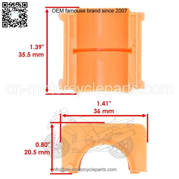 Polaris Scrambler 500 1997-2000 Steering Post Upper/Lower Bushings - Image 3