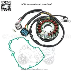 Stator & Left Crankcase Gasket for Honda TRX450ER 2006 2007 2008 2009 12 13 14 (For: Honda)