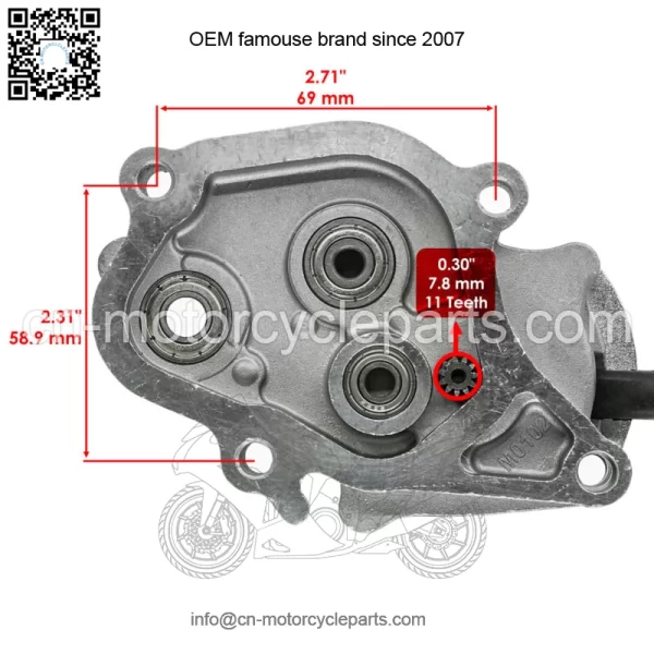 Power Shift Control Motor Honda TRX450ES Foreman 4X4 1998 99 00 01 02 03 2004 (For: Honda) - Image 3