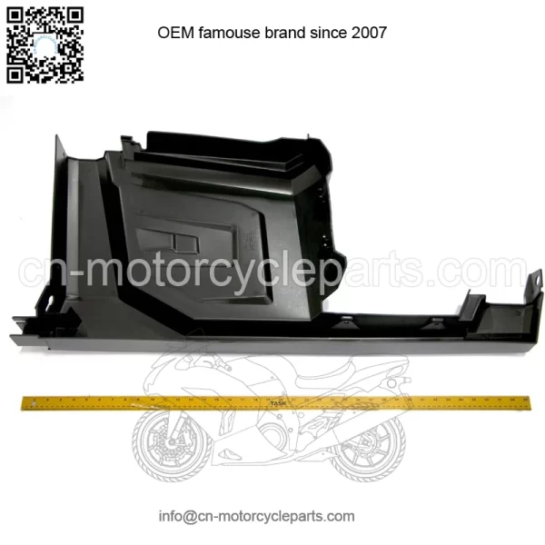 Polaris Ranger Left Hand Center Fender with Rocker, Gloss Black,  OEM Part 5450352-070, Qty 1