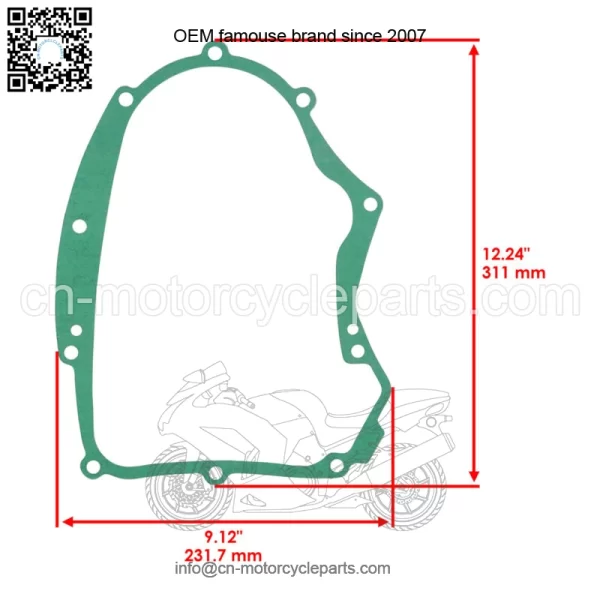 697227 690945 273488 Crankase Gasket For Electolux / Ayp / Cub Cadet / MTD - Image 2