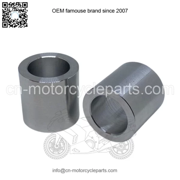 5/8" ID x 1 1/4" Long Aluminum Motorcycle Wheel Axle /Bolt Spacers- Pair