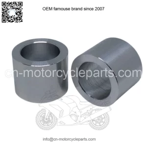 1.00" ID x 1.00" Long Aluminum Harley Motorcycle Wheel Axle Spacer - PAIR