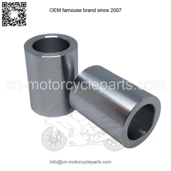 1.0" ID x 1 1/2" Long Aluminum Harley Motorcycle Wheel Axle Spacer - PAIR