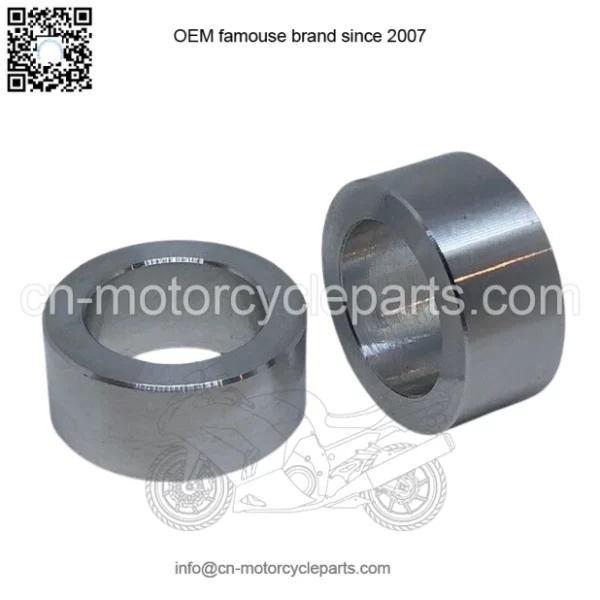 25mm ID x 1/2" Long Aluminum Harley Motorcycle Wheel Axle Spacers- pair