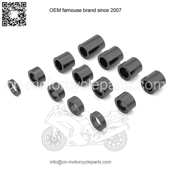 Wheel Axle Spacers Kit I.D. 1" O.D. 1.5" For Harley Heritage Softail Fat Boy Bob - Image 2