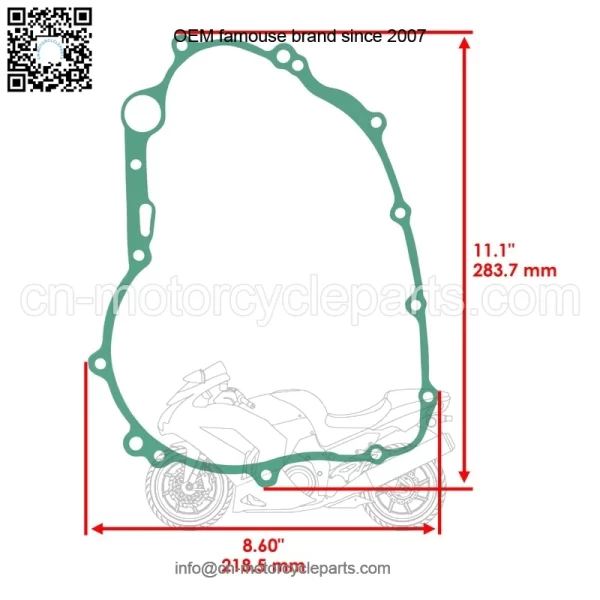 Clutch Cover Gasket For Yamaha WR250R 08-2020 / WR250X 2008-2011 3D7-15462-00-00 - Image 2