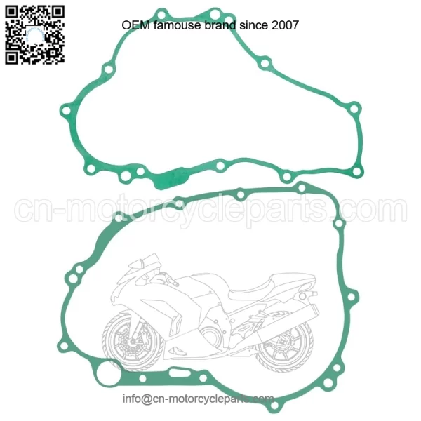 Stator & Clutch Cover Gasket For Yamaha 3D7-15451-00-00 3D7-15462-00-00 - Image 4