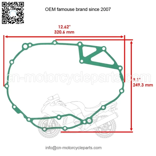 Clutch Cover Gasket For Yamaha XTZ1200 Super Tenere 2012-2024 - Image 2