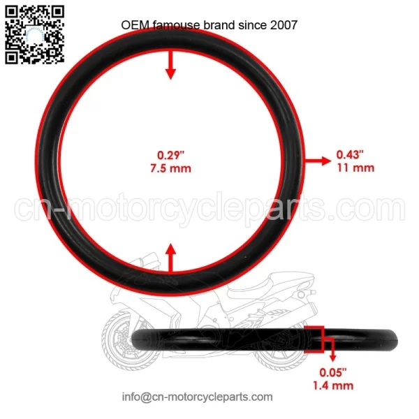 705501880 Rear Differential O-Ring For Can-Am Commander 1000 2014-2015 - Image 2