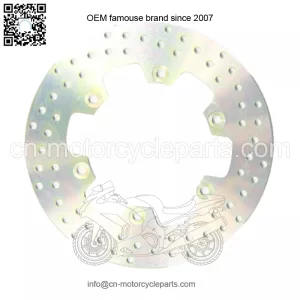 MD3076 Motorcycle Stainless Steel Rear Right Brake Disc Silver - 276mm