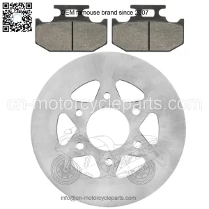 Rear Parking Brake Disc Rotor W/Pads for Yamaha Rhino 700 YXR700 4X4 2008-2013(For: Yamaha Rhino 700)