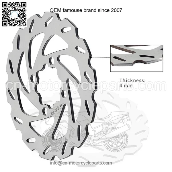 Rear Brake Disc Rotor for Yamaha Raptor 700 YFM 700R YFZ450R 2006 2007 2009-2023 - Image 3