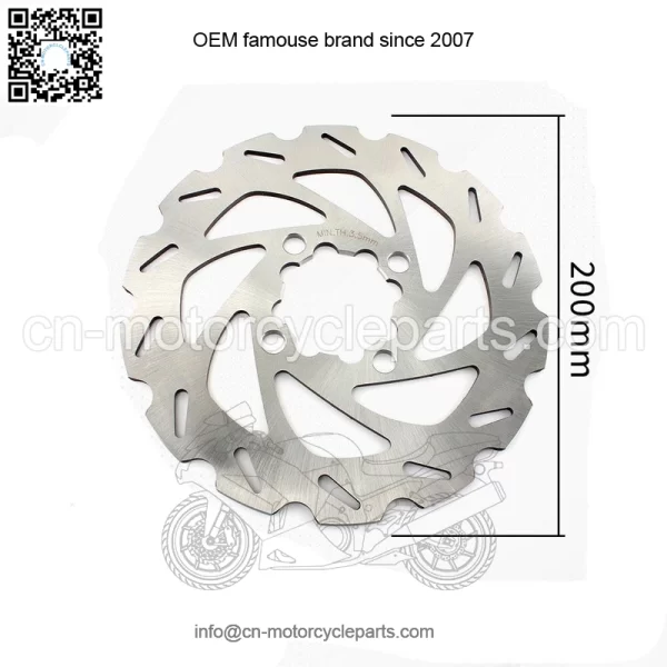 Rear Brake Disc Rotor for Yamaha Raptor 700 YFM 700R YFZ450R 2006 2007 2009-2023 - Image 4