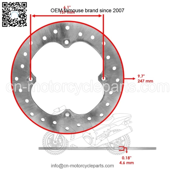 Can-Am Maverick X3 Turbo R 2018-2019 Front & Rear Brake Disc Rotors - Image 2