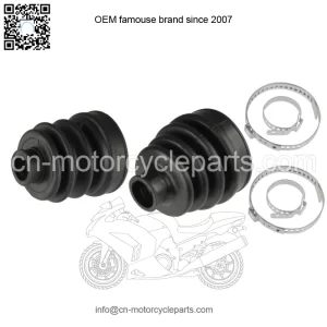 Rear Axle Outer And Inner CV Boot Kit for Yamaha Rhino 700 YXR700F Fi 2008-13(For: Yamaha Rhino 700)