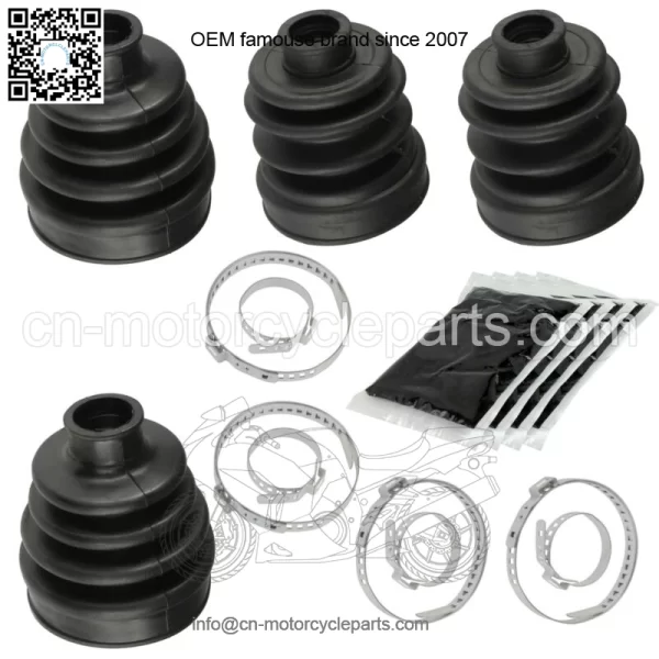 Rear Axle Outer And Inner CV Boot Kit for Yamaha Rhino 700 YXR700F Fi 2008-13(For: Yamaha Rhino 700) - Image 2