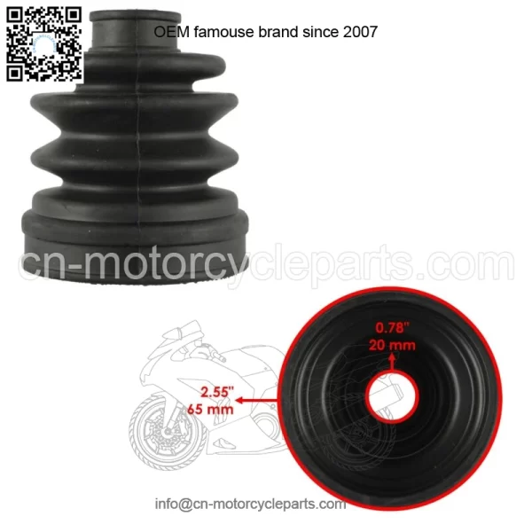 Rear Axle Outer And Inner CV Boot Kit for Yamaha Rhino 700 YXR700F Fi 2008-13(For: Yamaha Rhino 700) - Image 3