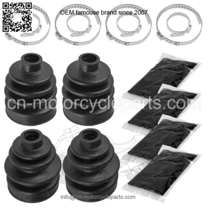 2 Front Inner Outer Axle CV Boot Kit For Honda TRX450ES TRX450S Foreman 98-01