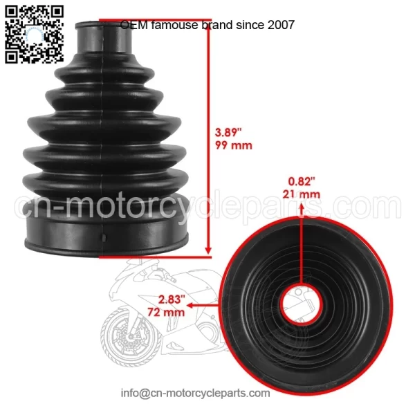 Rear Axle Inner CV Boot Kit For Yamaha Wolverine YXE70 2016-2018 1XD-F530Y-00-00 - Image 2