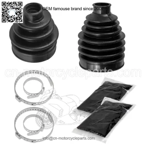 Front Axle Inner & Outer CV Boot Kit For Yamaha Kodiak 450 YFM450 EPS 2022-2025