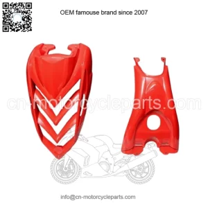 06-12 Yamaha Raptor 700 OEM GRILL NOSE CONE HOOD GAS TANK COVER RED