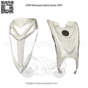 13-25 Raptor 700 OEM GRILL NOSE CONE GAS TANK COVER WHITE PLASTICS
