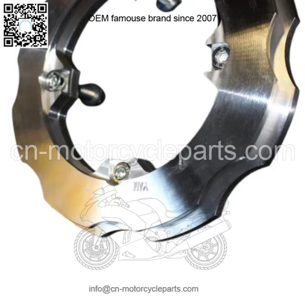 Yamaha YFZ450 YFZ 450 ATV Aluminum Dual Sprocket Guard  fits years 2006-14 - Image 4