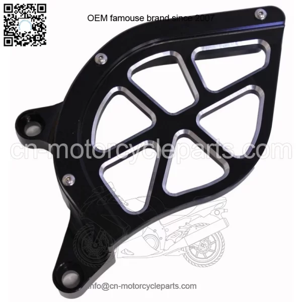 YAMAHA YFZ 450R, 450X ENGINE CASE SAVER & FRONT SPROCKET COVER 2009-2024 BLACK - Image 2
