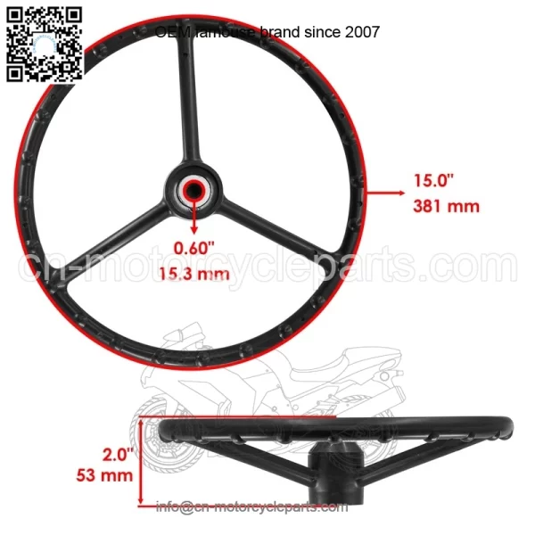 5088778 Steering Wheel For New Holland / Fiat 480 54C JUNIOR - Image 2