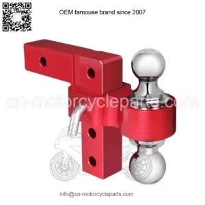 6-inch trailer hook 2"*2-5/16" with double pin # red