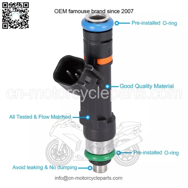 0280158179 Flow Matched Fuel Injector for Ford C-Max 2.0L for Ford Focus 2.0L - Image 2