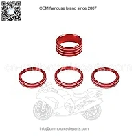 18-21JL/JLU Wrangler knob switch decorative ring #red