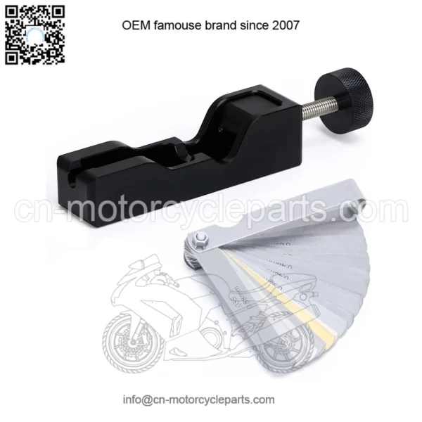 Spark plug gap adjustment tool with feeler gauge #black - Image 2