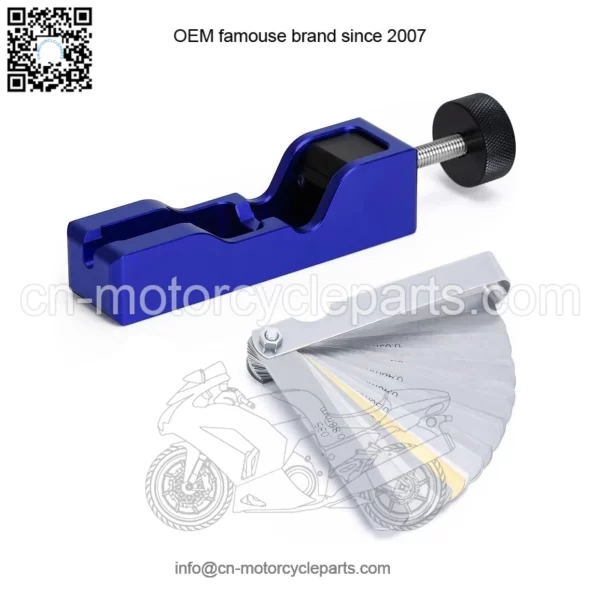 Spark plug gap adjustment tool with feeler gauge #blue - Image 2