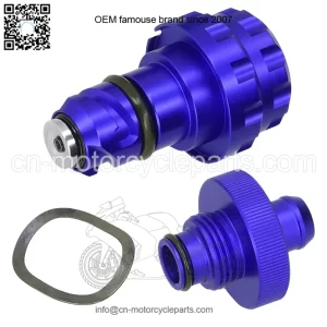 15-21 F150 oil drain #blue