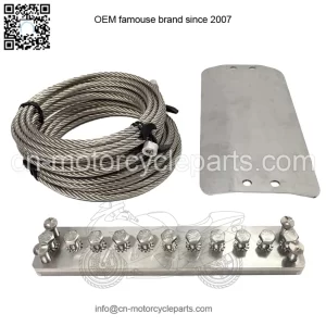 Universal three-way catalytic converter anti-theft protection kit